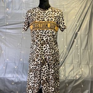 Christian Dior PJ set. New, never worn. Size Medium.